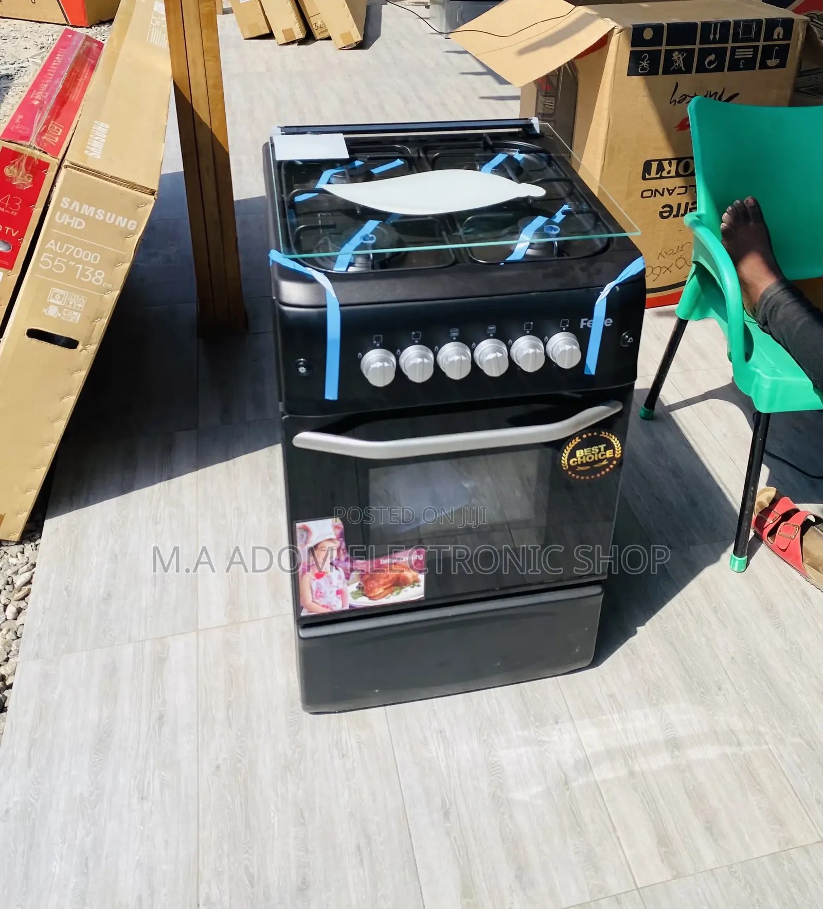 Get Affordable Ferre 50x55 4 Gas Burner With Oven.