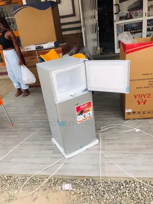 Sealed in Box Zara-135kh Double Door Refrigerator.