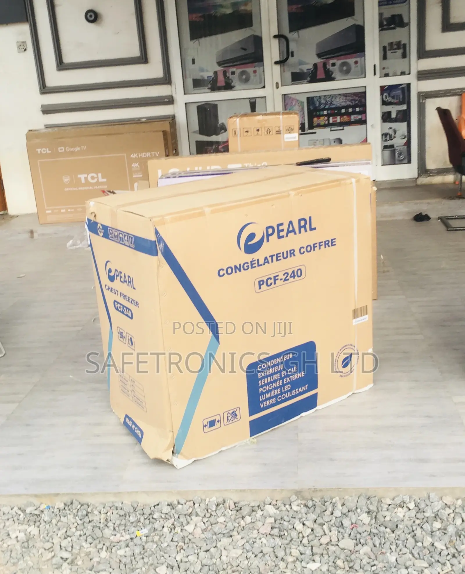 Essential 200 Liters Chestfreezer Singledoor Pearl PCF-240