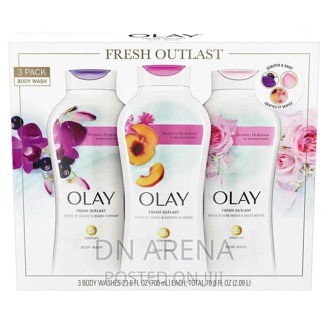 Olay Fresh Outlast Body Wash With Vitamin B3 Complex 3pk