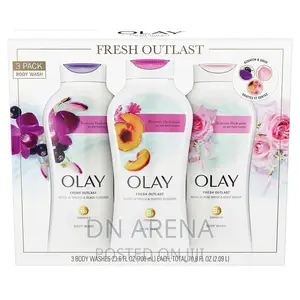 Olay Fresh Outlast Body Wash With Vitamin B3 Complex 3pk