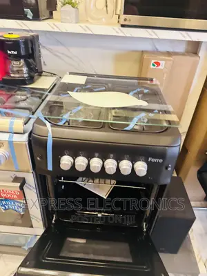55-50 Black Neatly Designed Gas Cooker Oven 4burner