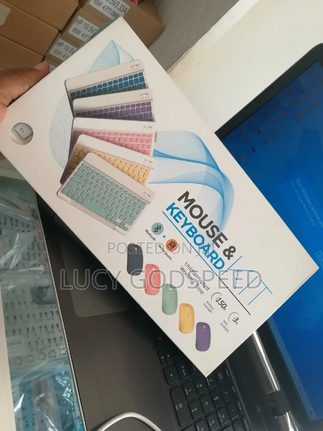 Bluetooth Rechargeable Mouse and Keyboard Kit