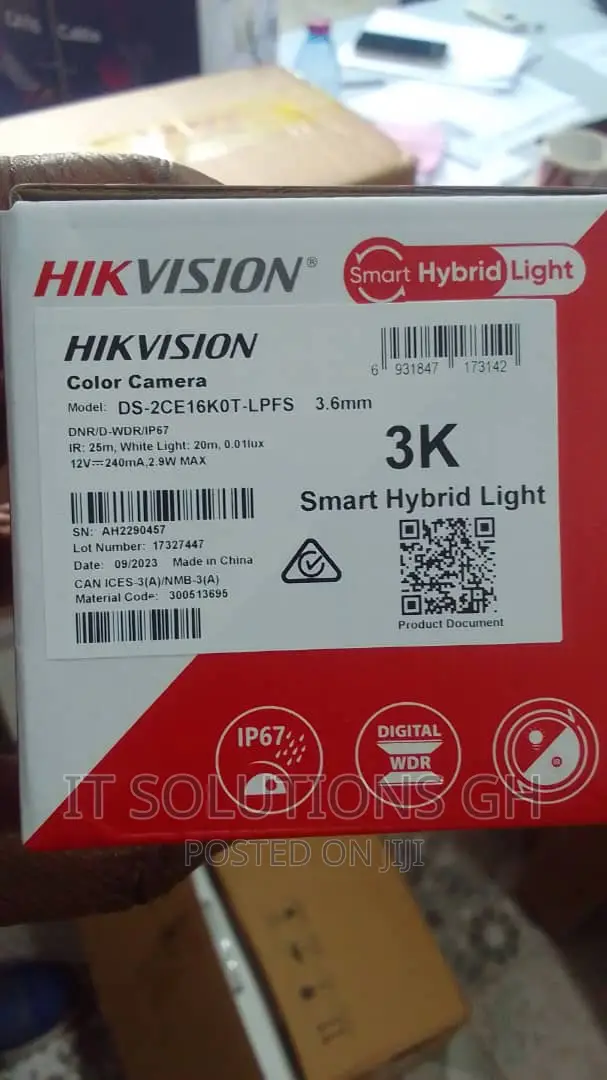 Hikvision Camera, Dual Light
