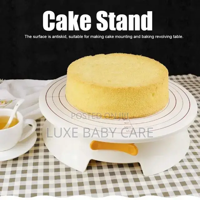 Turntable 360 Degree Rotating Cake Stand