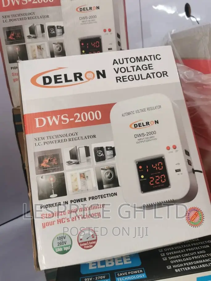 Delron//2000VA Wall Mount Stabilizer