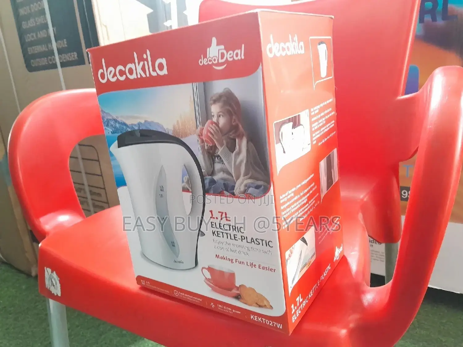 Decakila Electric Kettle Plastic Quality