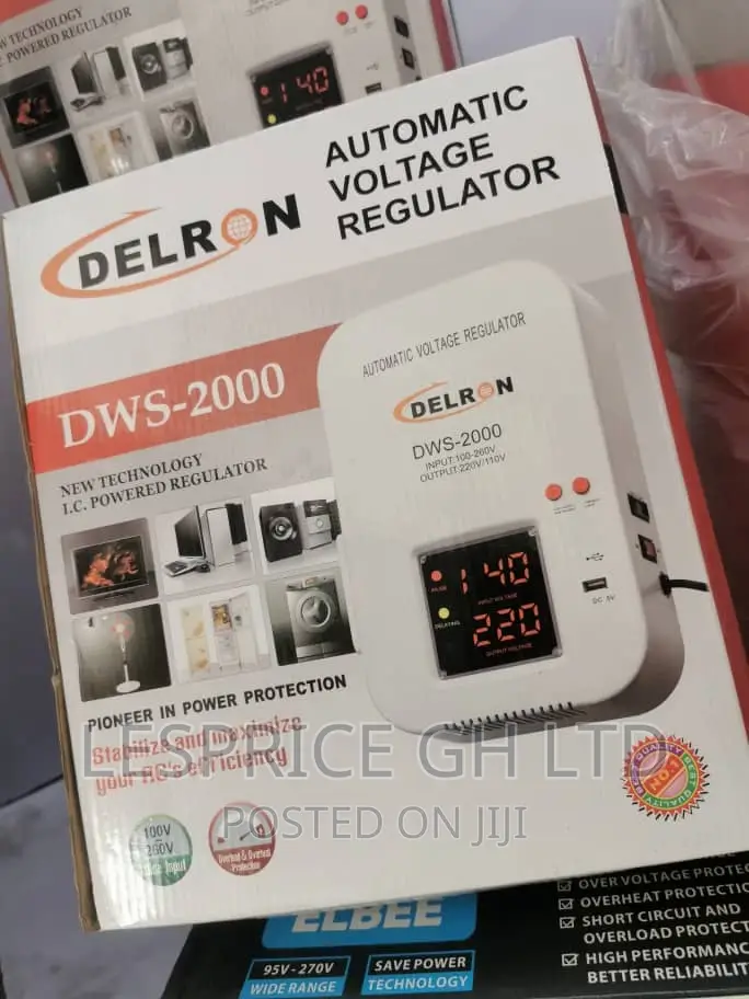 High Quality//Delron 2000VA Stabilizer