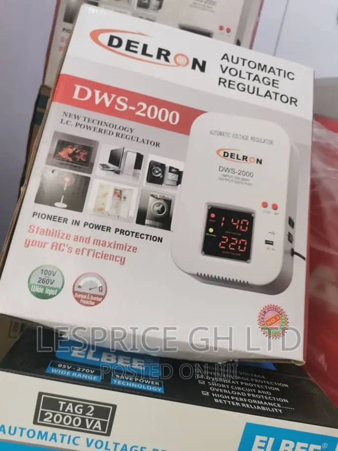 Energy Saving//Delron 2000VA Stabilizer