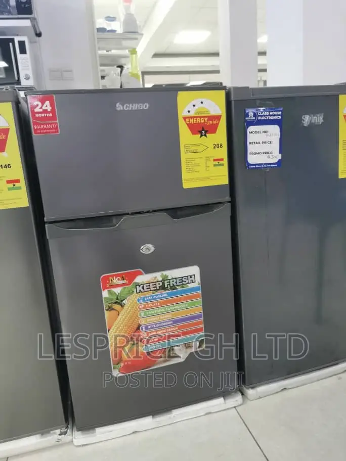 Chigo 85L Double Door Table Top Fridge