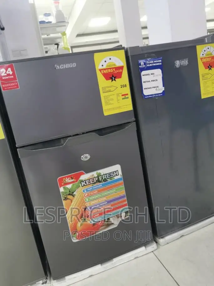 Brand New Chigo 85L Double Door Fridge
