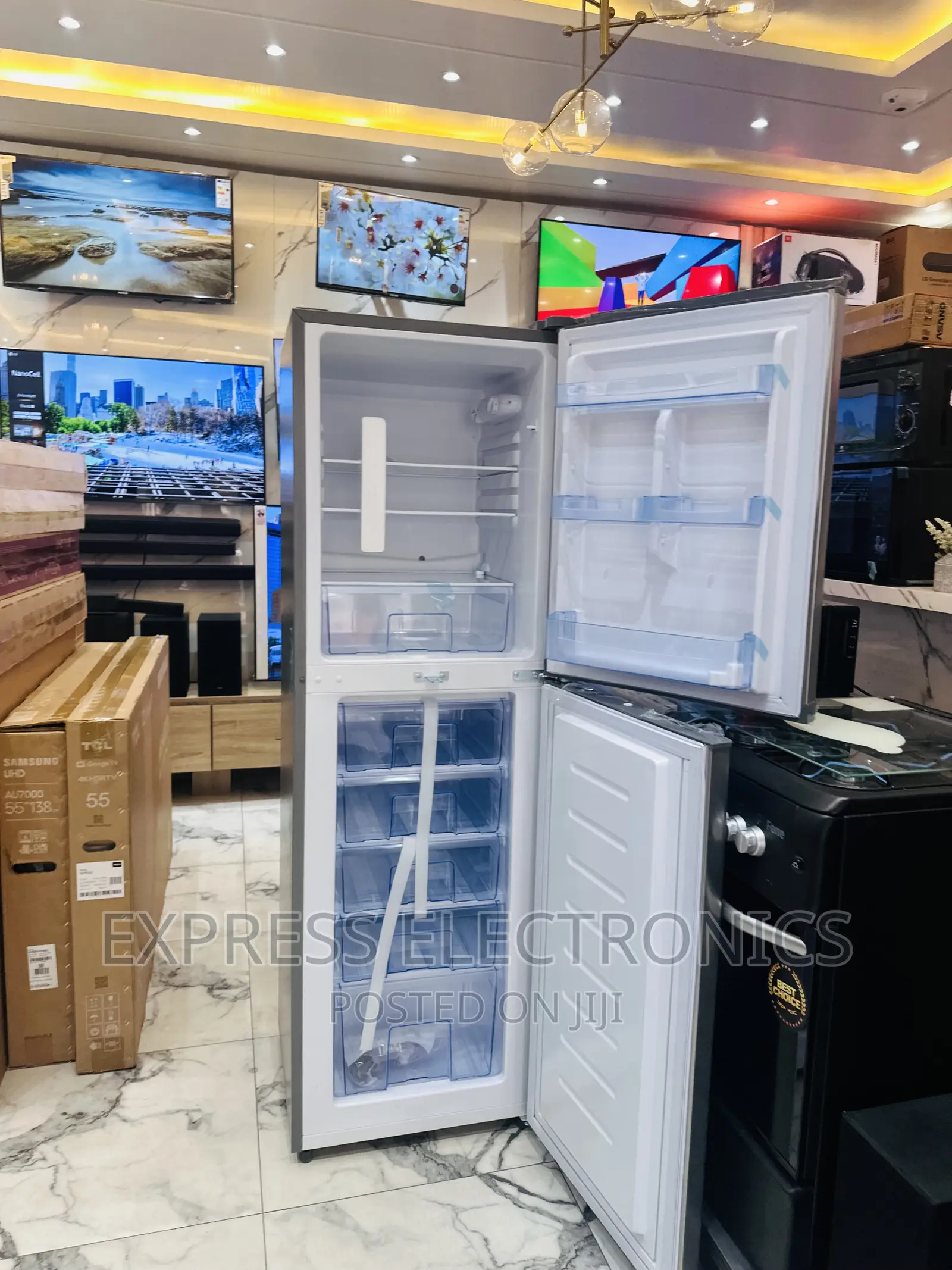 Zealous Sleek Pearl Double Door Fridge PF-352B-2B