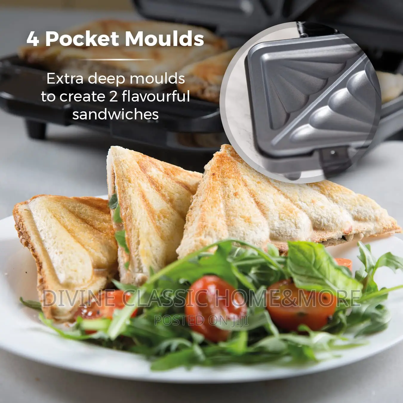 Tower Deep Filled Sandwich Toaster