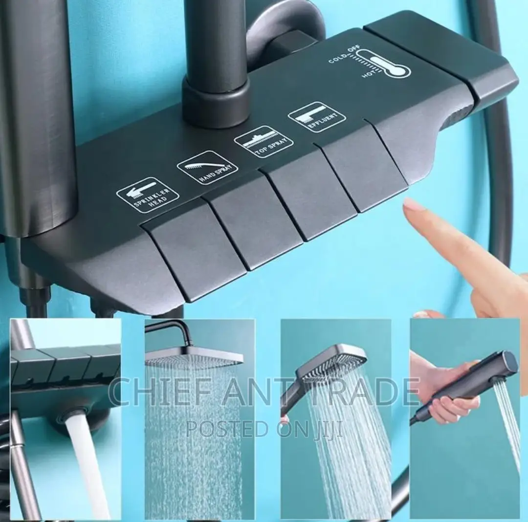 Piano Shower. 4 Flow. Hot and Cold.