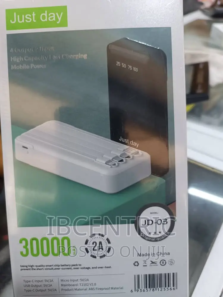 Just Day 30,000mah Power Bank
