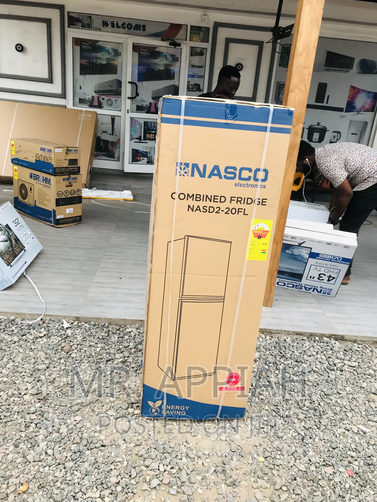Purchase Affordable Nasco Nasd2-20fl Double Door Fridge.
