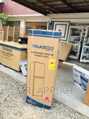 Newly Nasco Nasd2-20fl Double Door Refrigerator(Grau).