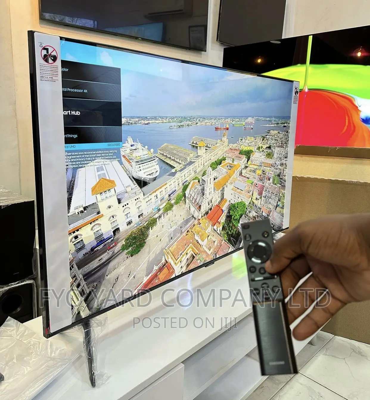 Powerful Samsung 50 Inch Crystal HDR Smart Tv