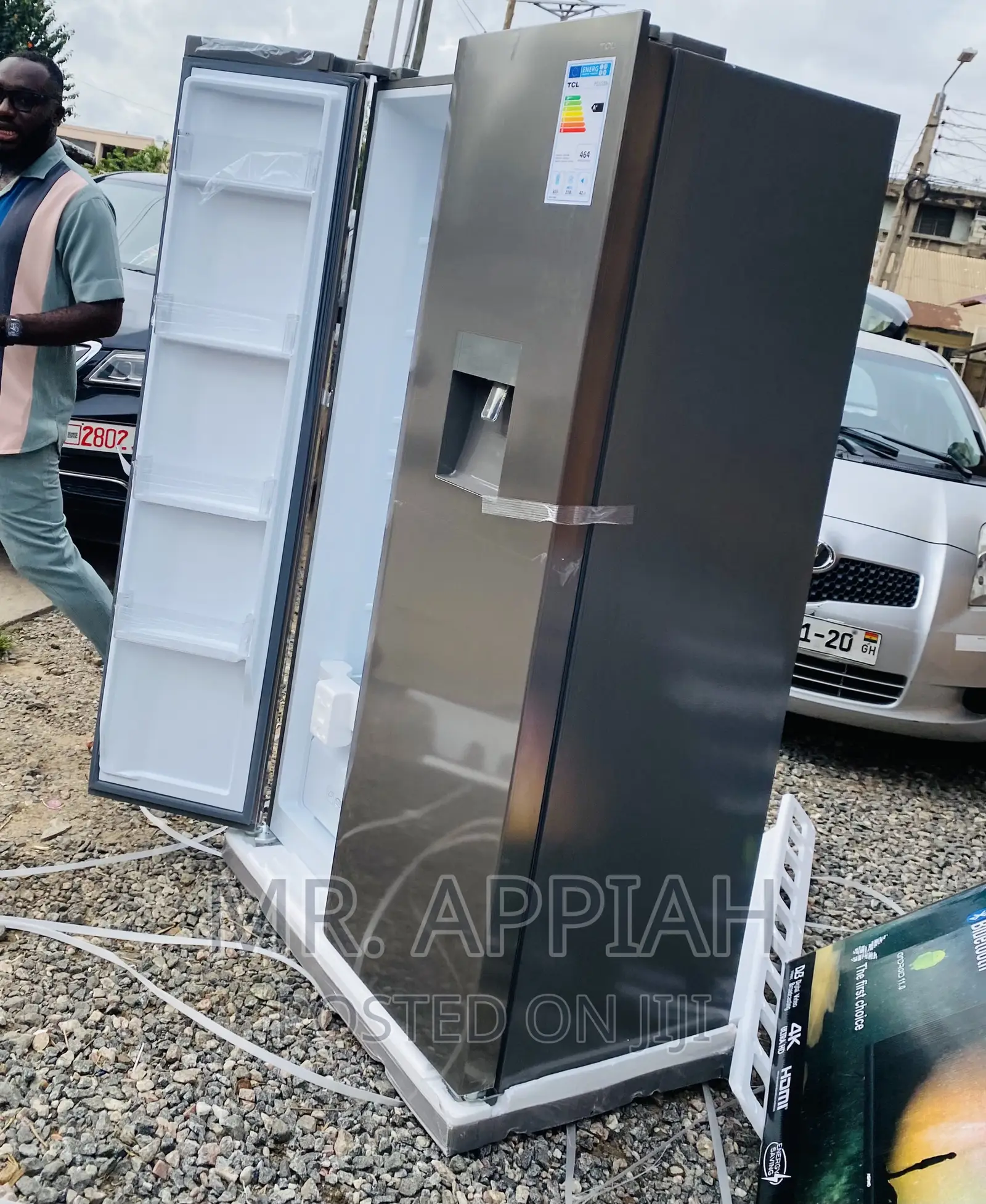 Get Quality TCL-P520SBN Side by Side Refrigerator.