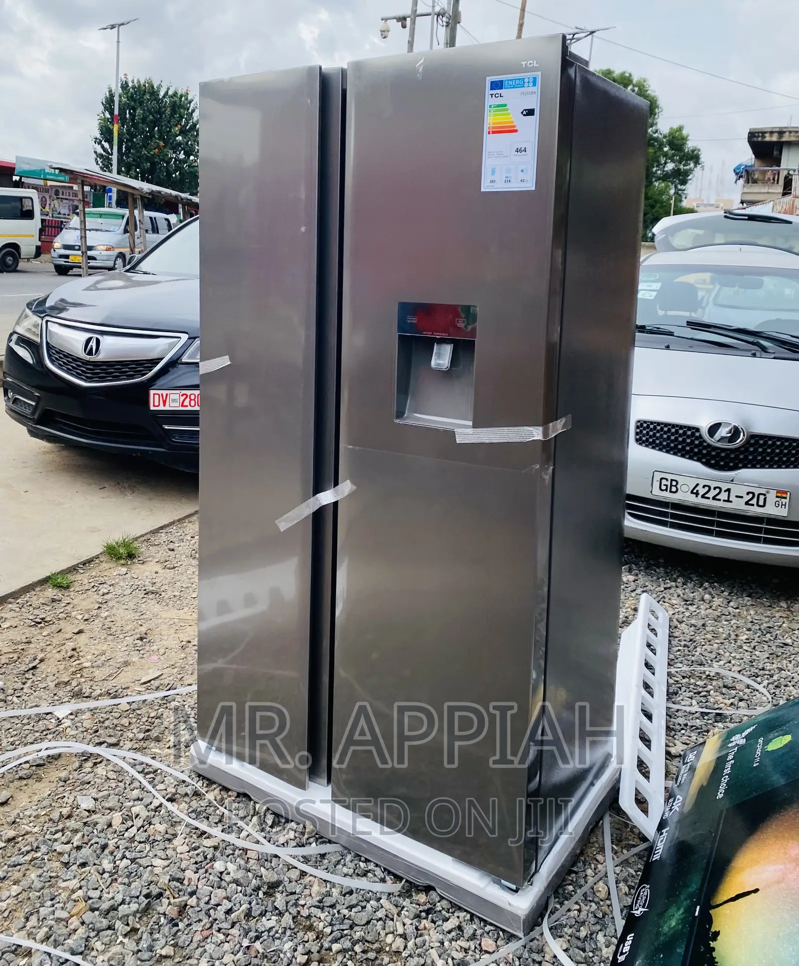 Get Authentic TCL-P520SBN Side by Side Refrigerator.