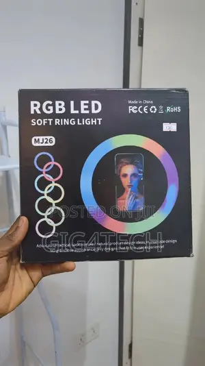 10 Inch RGB Ring Light Mj26 With Tripod