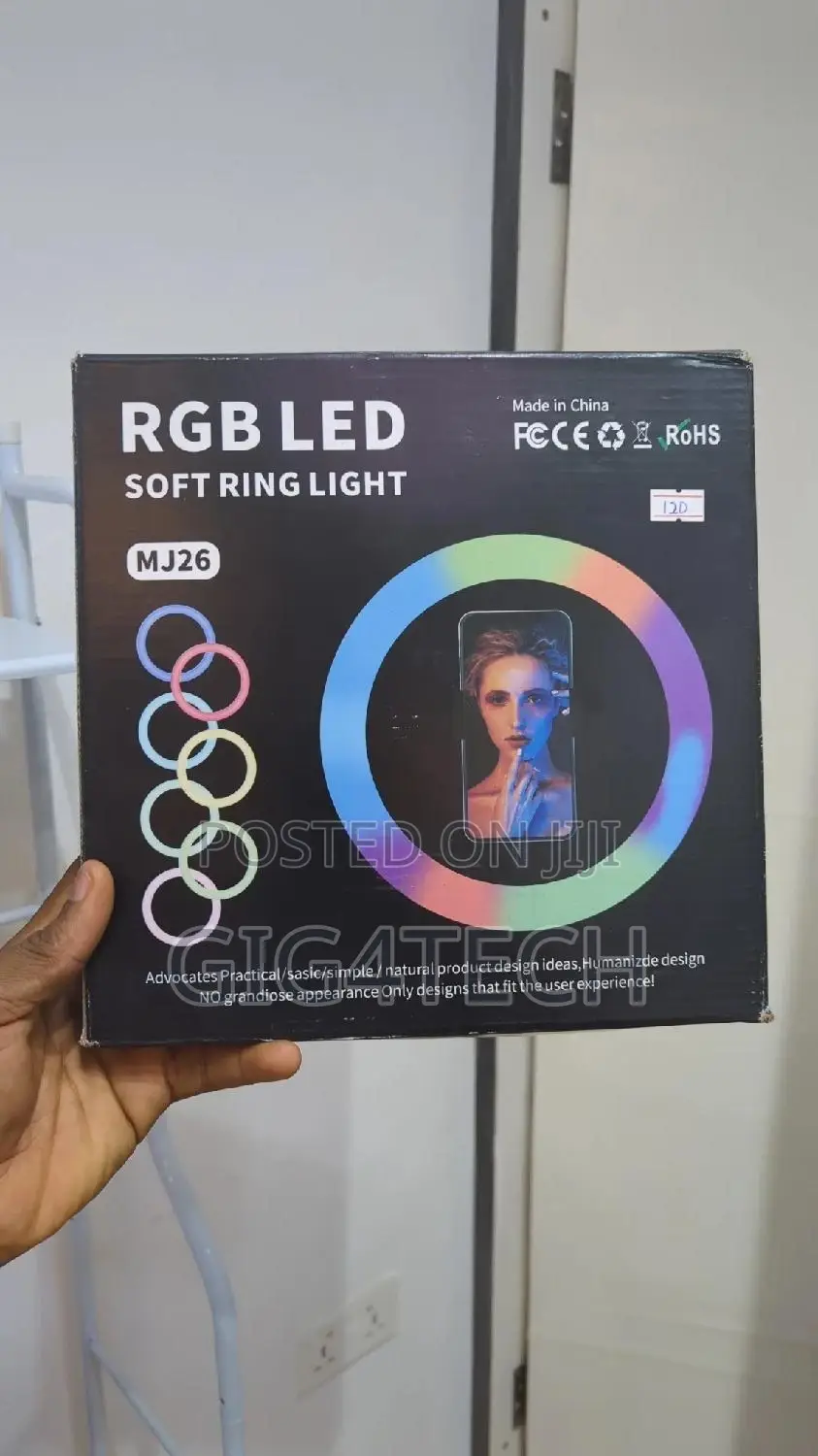 10 Inch RGB Ring Light Mj26 With Tripod