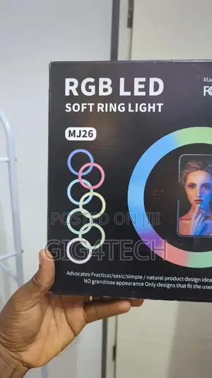 10 Inch RGB Ring Light Mj26 With Tripod