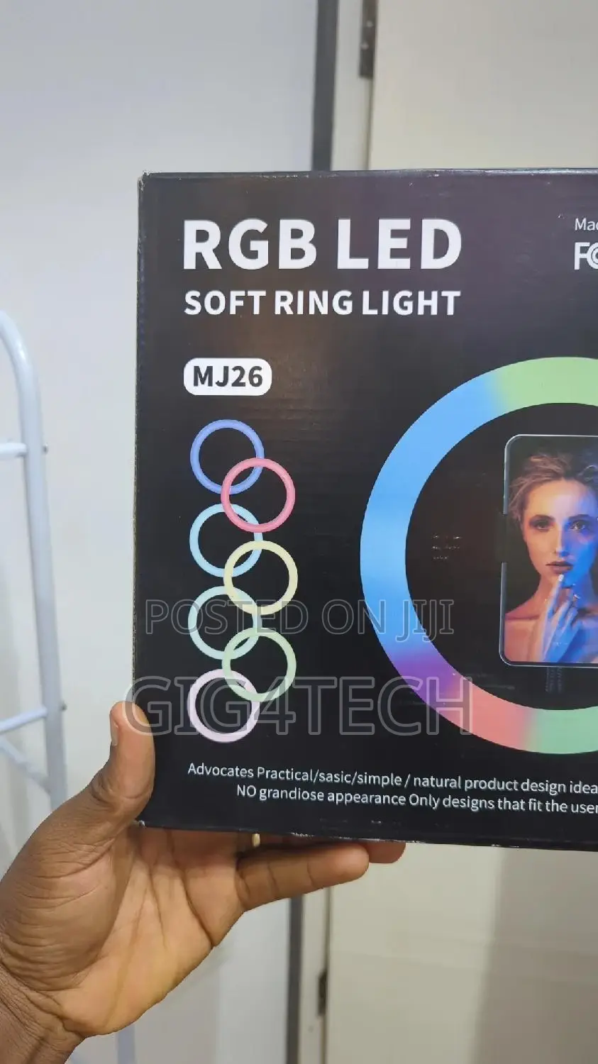 10 Inch RGB Ring Light Mj26 With Tripod