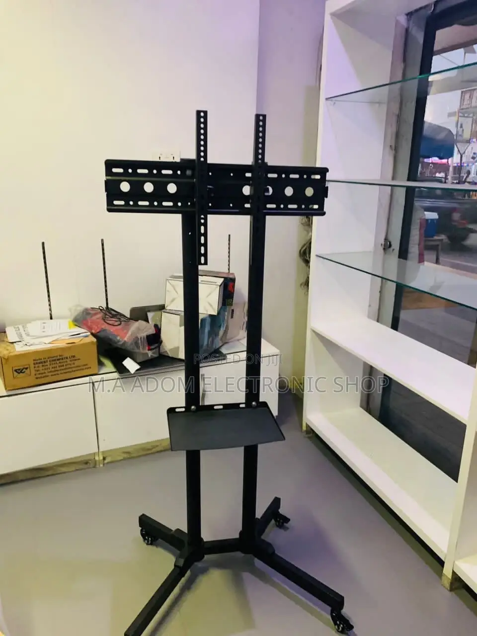 High Quality Moveable Tv Trolly for 32”-65 Inch(Black).