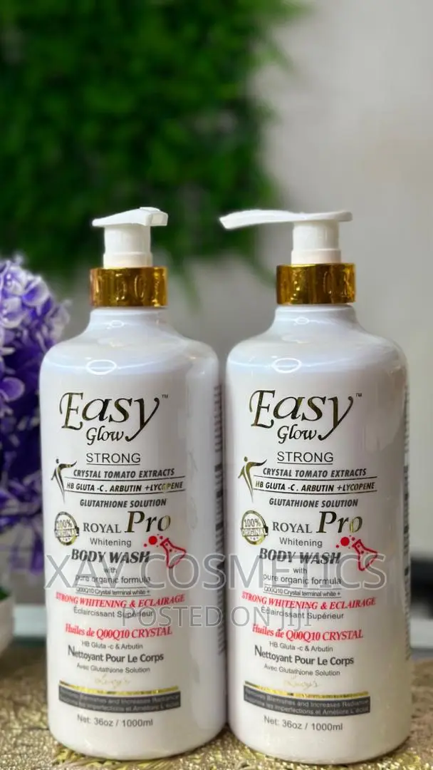 Easy Glow Crystal Tomato Royal Pro Whitening Body Wash