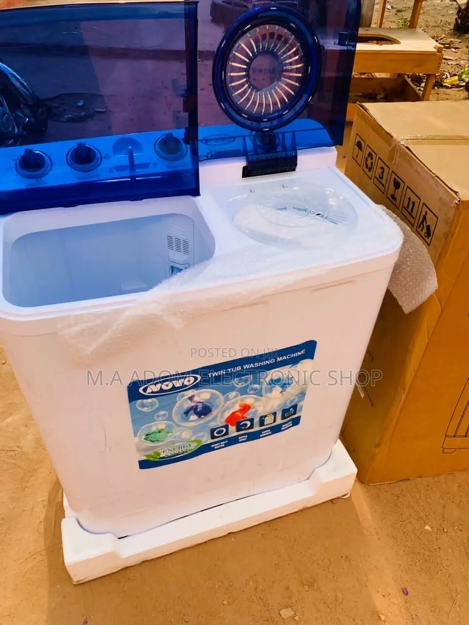 Energy Efficient Novo 10kg Top Load Washing Machine.