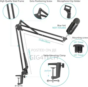 Desktop Mic Stand Microphone Boom Arm