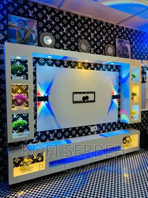 Photo - Quality Led Wooden Tv Stand