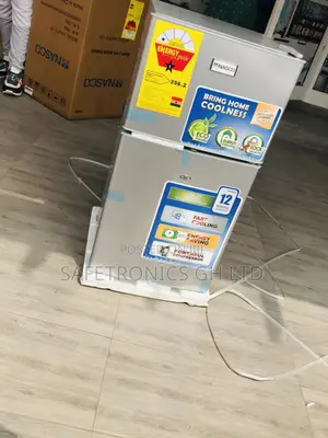 Topfreezer Doubledoor Gray Electric Nasf2-120 Nasco Fridge