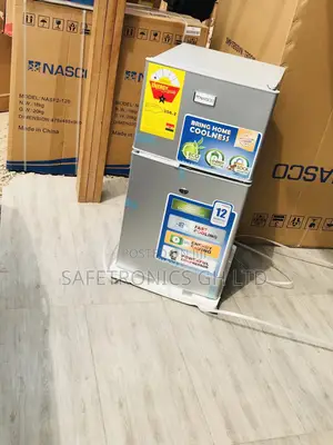 Nasf2-120 Nasco Gray Doubledoor Topfreezer Fridge