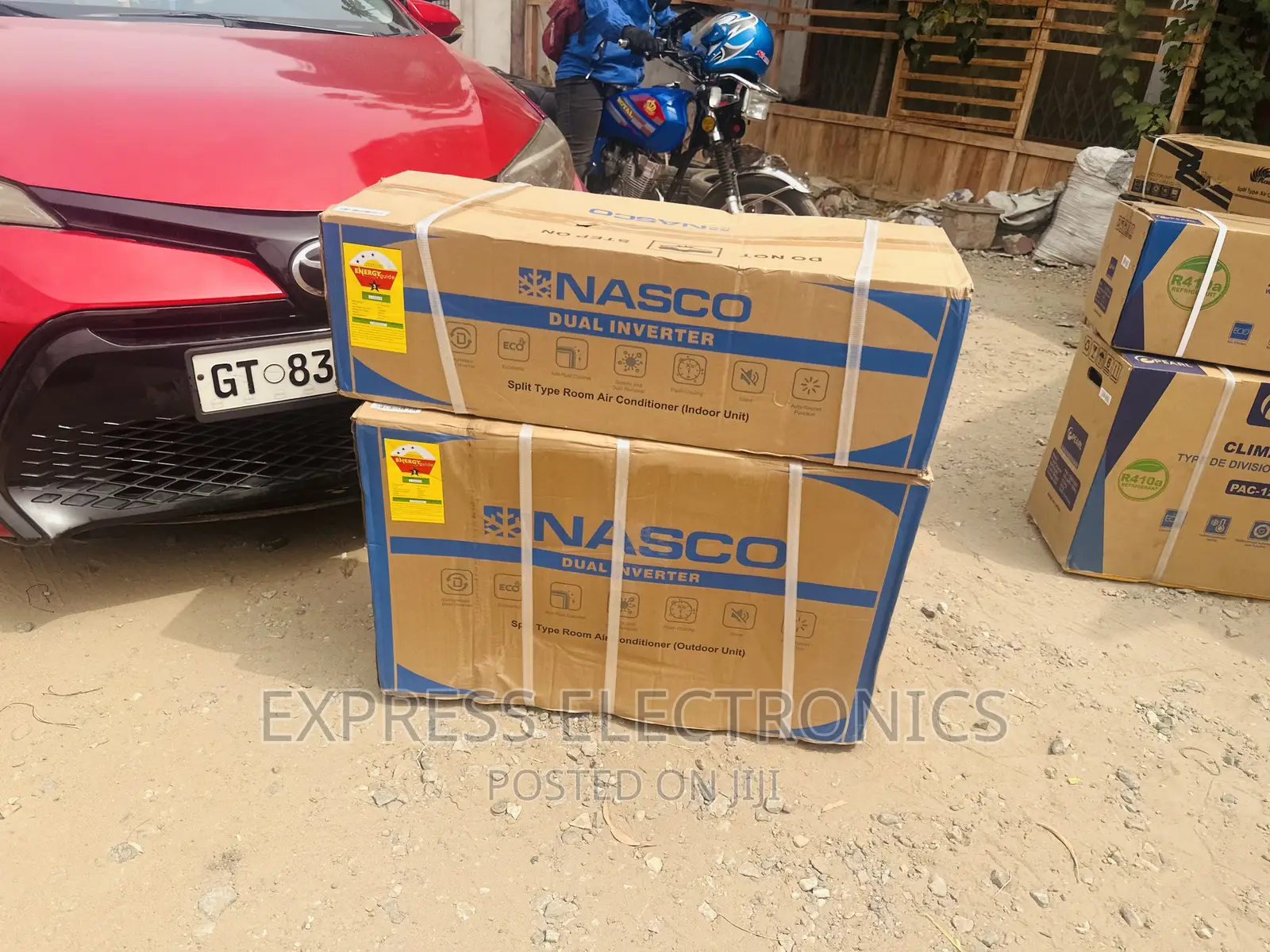 Zealous Sleek White Nasco 1.5hp AC Dual Inverter