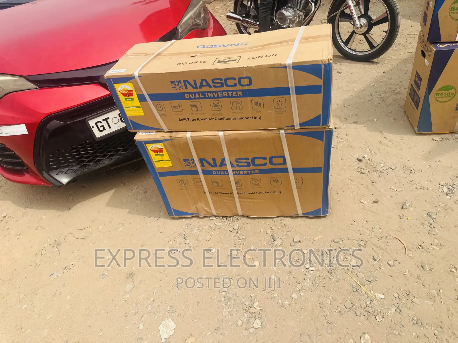 Dual Inverter Split R410 Gas Nasco 1.5hp AV White