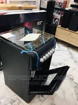 50/55 Black Ferre Gas Cooker Stove Oven Grill 4burner
