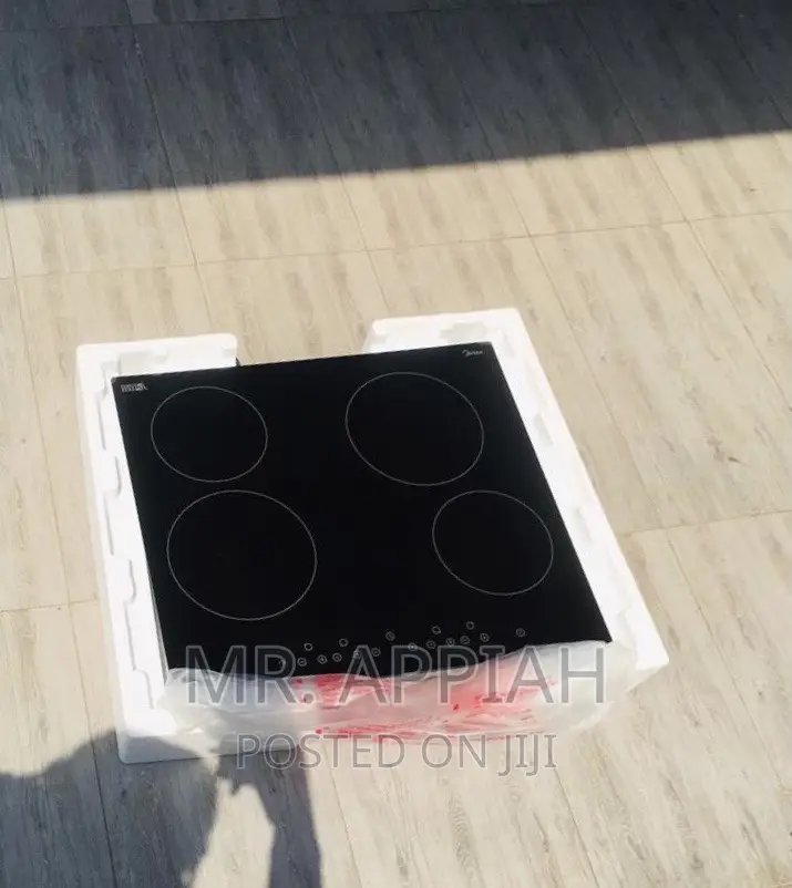 Get Midea 4 Electric Built-in Burner(Black).