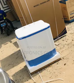 Blue/White 7kg Washingmachine Topload Semiautomatic Nasco