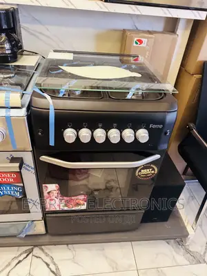Black Ferre 50/55 Gas Cooker Oven 4burner 