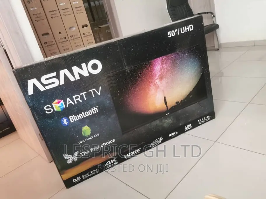 Asano 50” Uhd Smart Android Tv