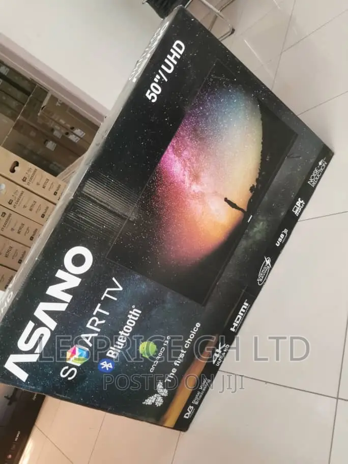 Bluetooth//Asano 50” Ultra UHD High Quality