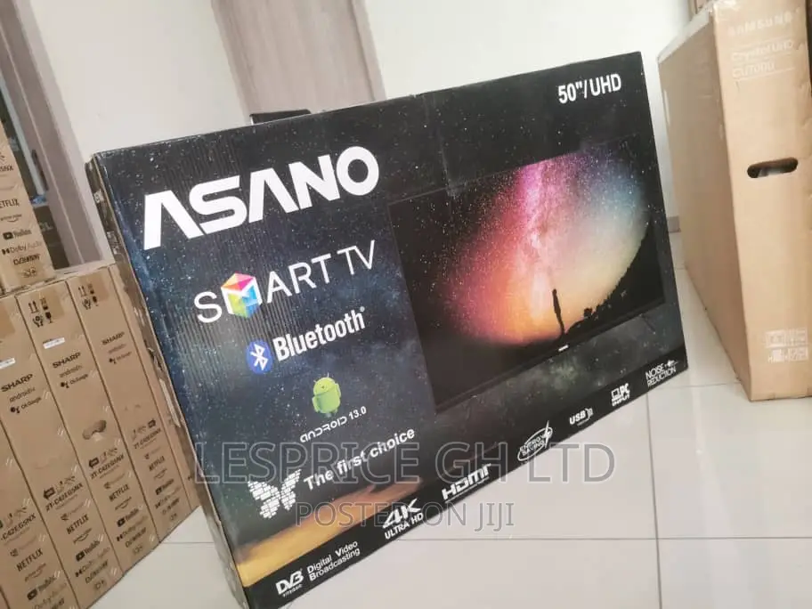 Asano 50” UHD Bluetooth Android TV