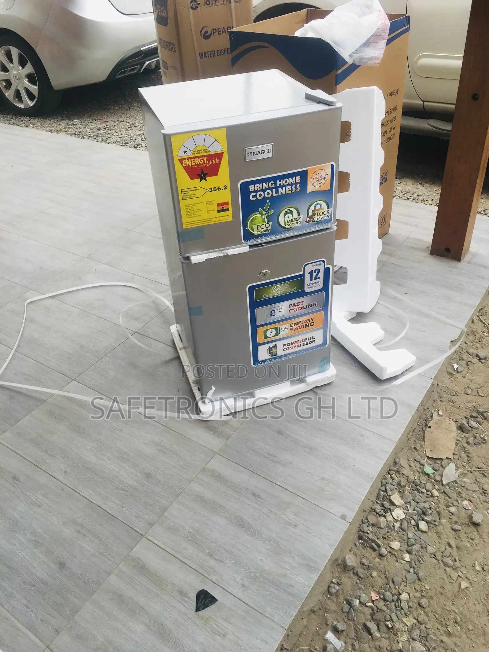 Adjustable Topfreezer Doubledoor Nasco Nasf2/120 Fridge