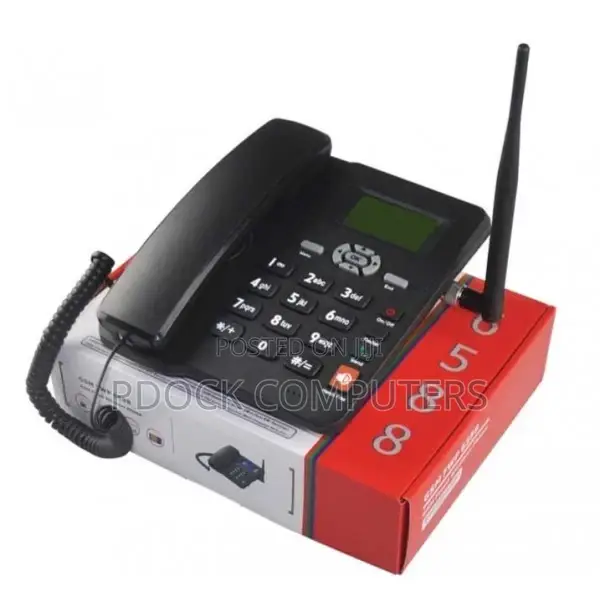 GSM 4g Landline Phone With Fm, Support 2 Dual Sim