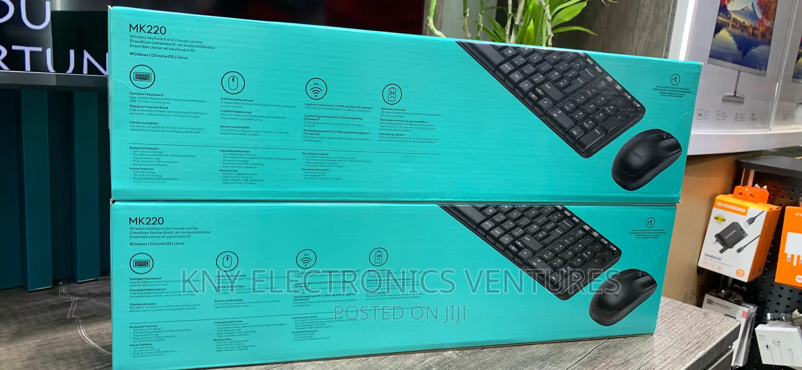 Logitech Mk220 Wireless Keyboard and Mouse