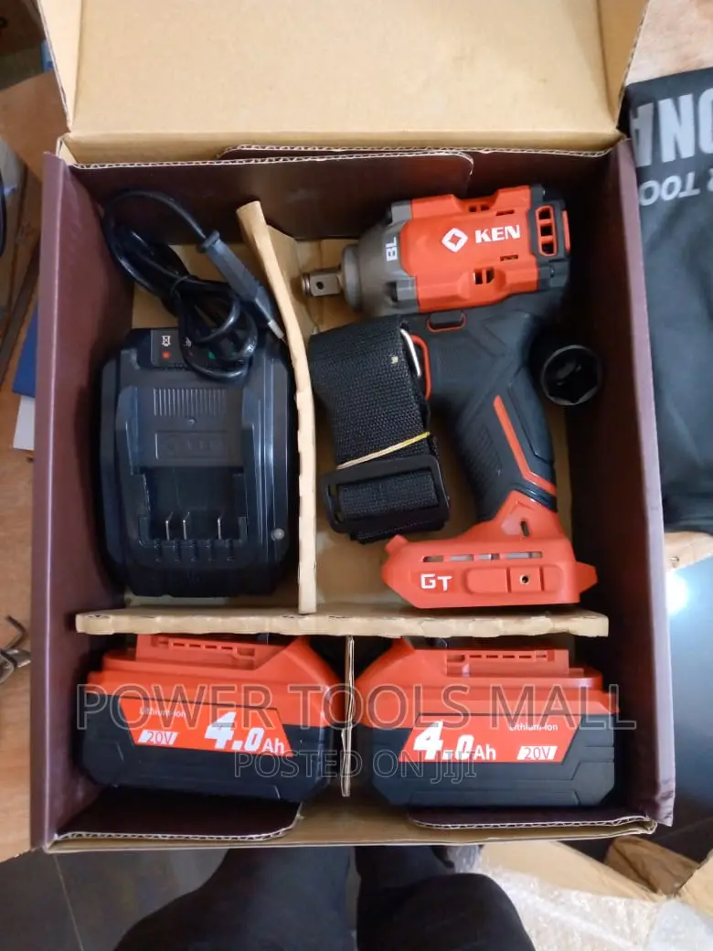 KEN Cordless Impact Wrench Brushless 20v 1/2” 500nm