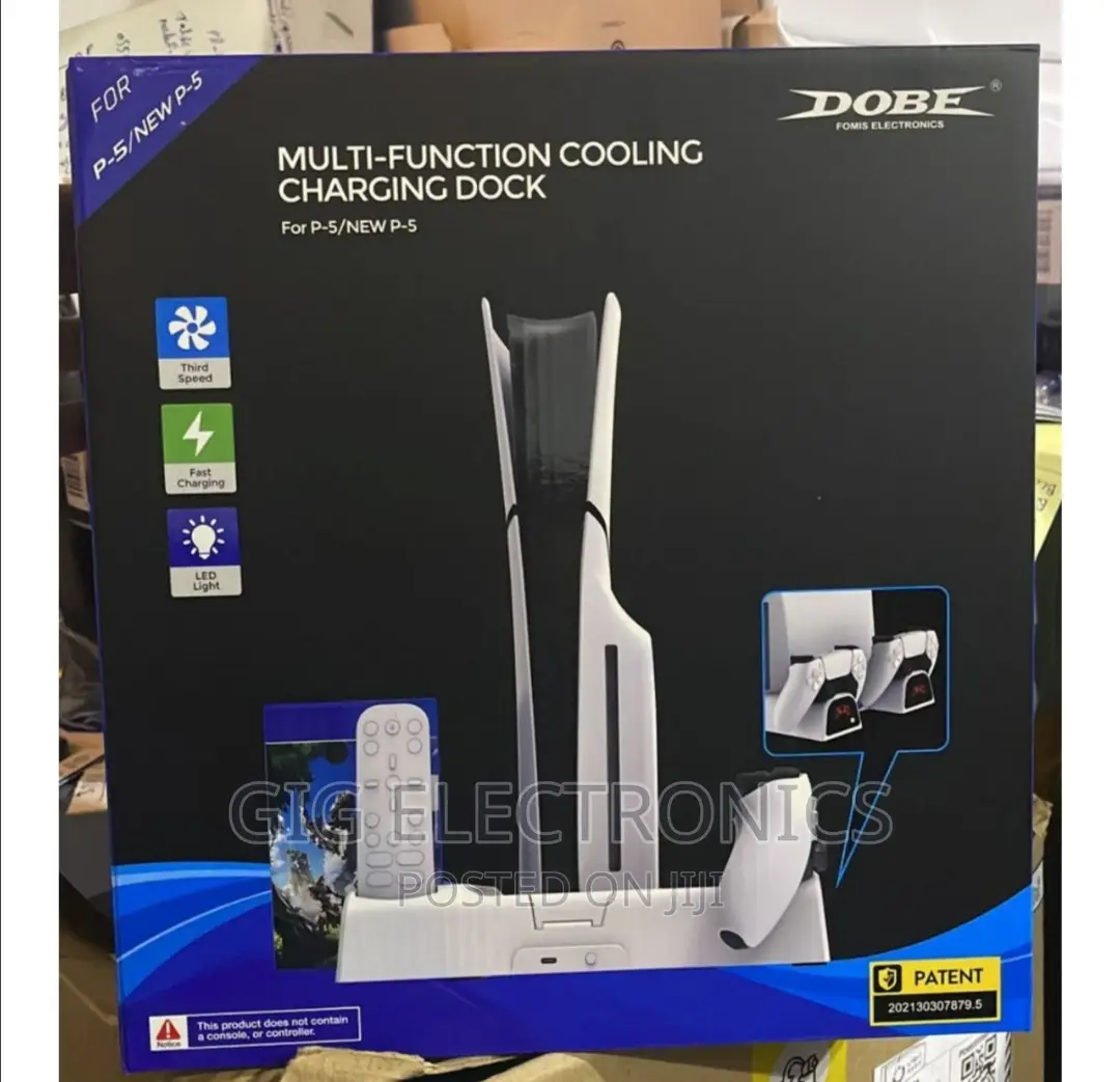 Dobe Multi-Function Cooling Charging Dock - PS5 Slim