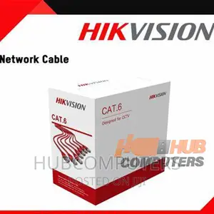 Hikvision (Ds-1ln6utc0) Utp Cat 6 Full Copper Cable - 305M